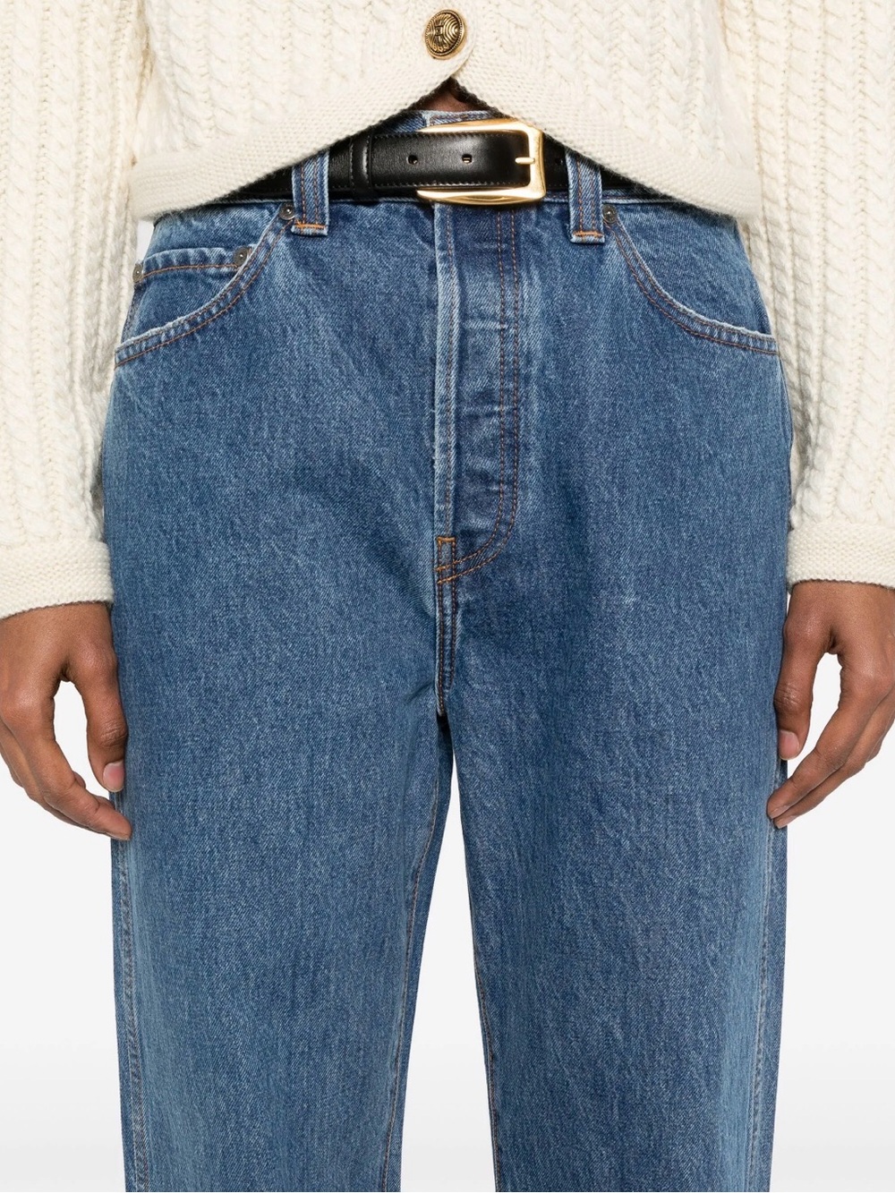 Khaite high rise tapered jeans - Picture 3 of 6